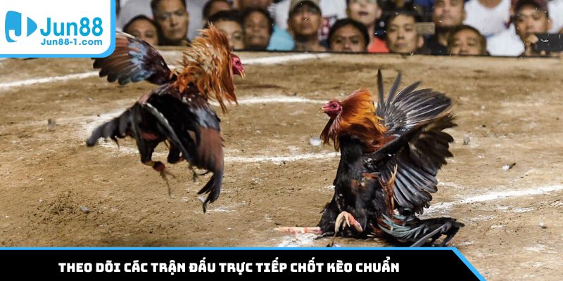 Theo dõi các trận đấu trực tiếp chốt kèo chuẩn