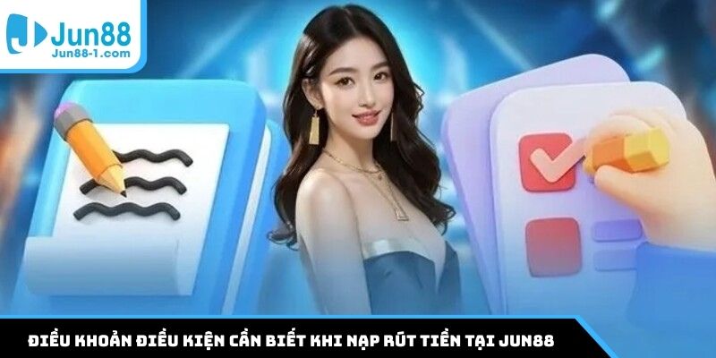 Điều khoản điều kiện cần biết khi nạp rút tiền tại Jun88
